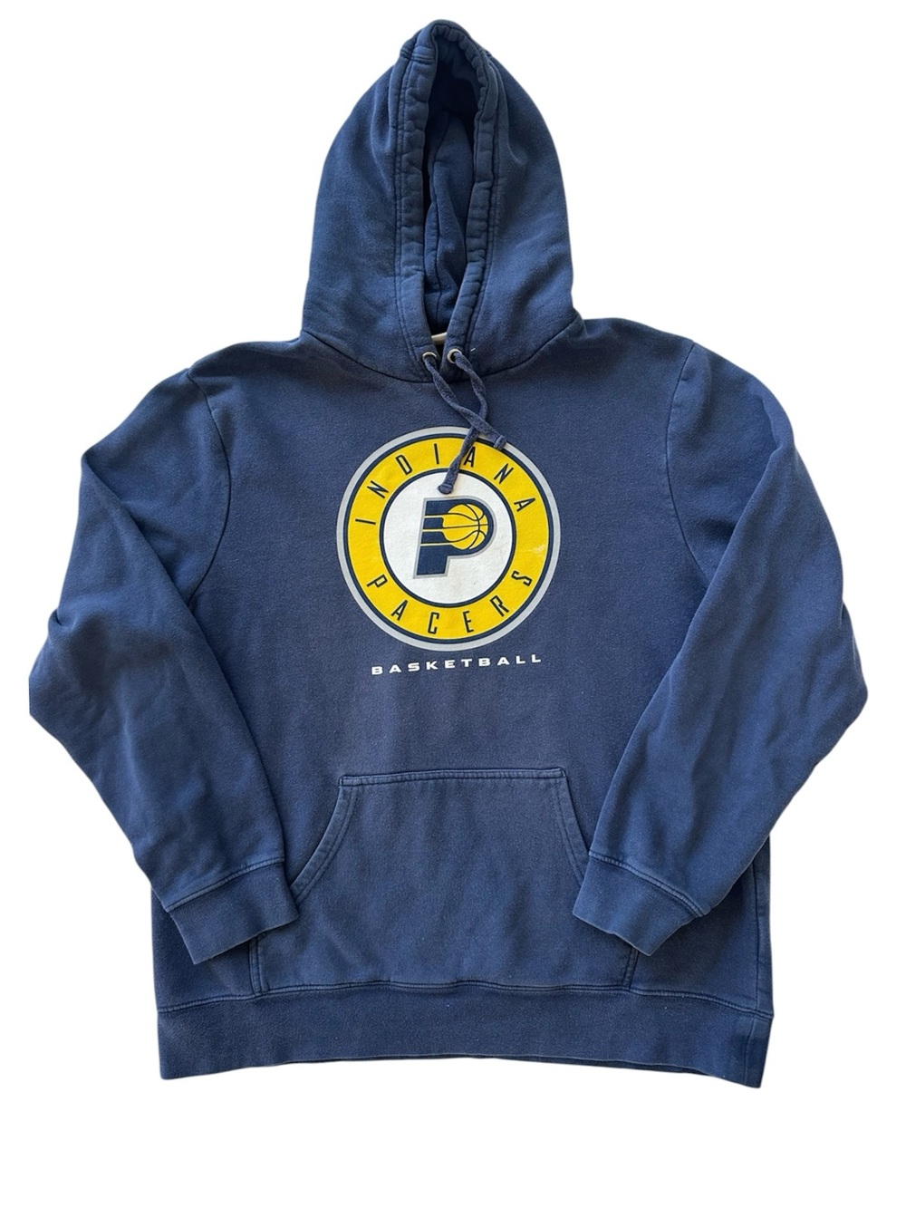 Official vintage NBA Indiana Pacers Navy Blue Basketball Hoodie